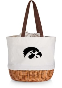 Iowa Hawkeyes Beige Coronado Basket Tote