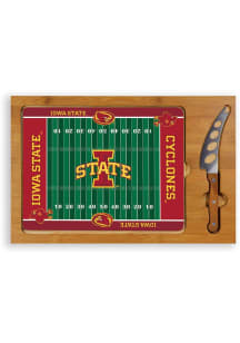 Iowa State Cyclones Icon Glass Top Cutting Board