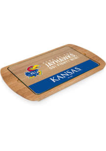 Kansas Jayhawks Billboard Glass Top Serving Tray
