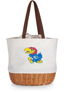 Kansas Jayhawks Beige Coronado Basket Tote