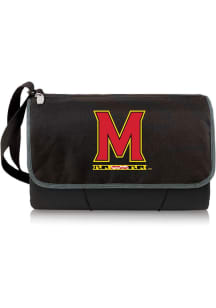 Maryland Terrapins Outdoor Picnic Fleece Blanket - Black