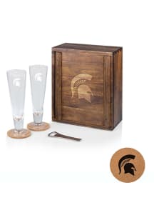 Michigan State Spartans Pilsner Beer Glass Drink Set