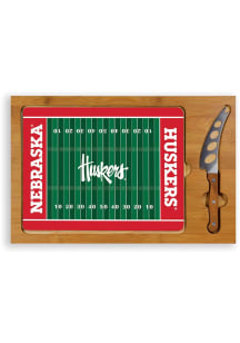 Nebraska Cornhuskers Icon Glass Top Cutting Board
