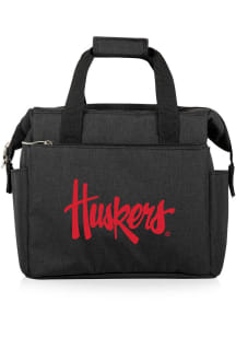 Nebraska Cornhuskers Black On The Go Insulated Tote