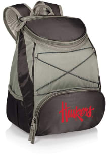 Picnic Time Nebraska Cornhuskers Black PTX Cooler Backpack