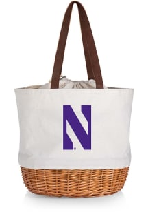 Northwestern Wildcats Beige Coronado Basket Tote