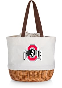 Ohio State Buckeyes Beige Coronado Basket Tote