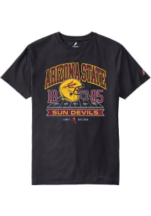 Arizona State Sun Devils Black Football All American Football No Boundaries Short Sleeve T Shirt