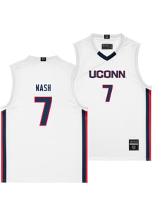 Jaye Nash  Campus Ink UConn Huskies Youth NIL Navy Blue Basketball Jersey