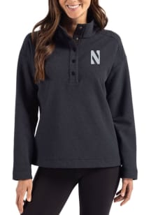 Cutter and Buck Northwestern Wildcats Womens Purple Hunts Point Qtr Zip