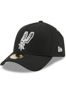 New Era San Antonio Spurs Mens Black 2026 NBA Draft 59FORTY A Frame Fitted Hat