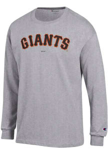 Champion San Francisco Giants Grey Jersey Long Sleeve T Shirt