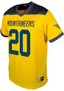 Keyshawn Robinson  Genuine Collective West Virginia Mountaineers Gold Football NIL Football Jersey