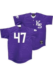Lincoln Sheffield  K-State Wildcats Mens Purple NIL Baseball Jersey