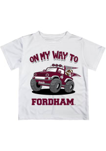 Vive La Fete Fordham Rams Toddler White On My Way Short Sleeve T-Shirt