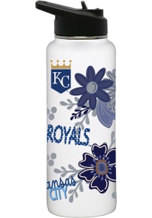 Kansas City Royals Let's Go Team  34oz Quencher Stainless Steel Bottle - White