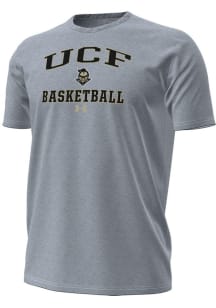 Under Armour UCF Knights Grey Basketball Performance Short Sleeve T Shirt