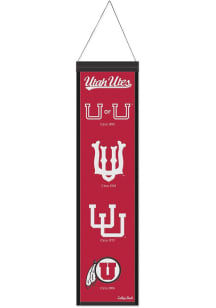 Utah Utes 8x32 Evolution Banner - Red