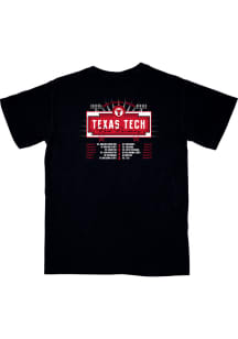 B-Unlimited Texas Tech Red Raiders Black 2026 Football Schedule Short Sleeve T Shirt
