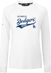 Levelwear Los Angeles Dodgers Womens White Slender Glide Pullover