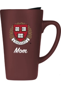 Harvard Crimson 16oz Soft Touch Mom Ceramic Mug - Maroon