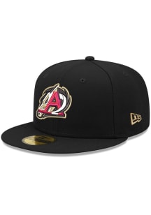 New Era Arkansas Travelers Mens Black 2026 MiLB AC 59FIFTY Fitted Hat
