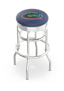Florida Gators Double-Ring Swivel Chrome Pub Stool - Black