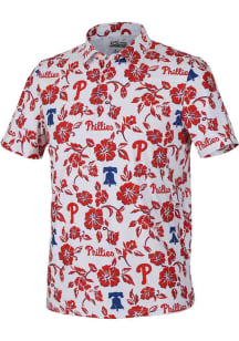 Reyn Spooner Philadelphia Phillies White Game Day Big and Tall Polo