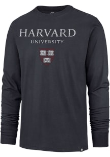 47 Harvard Crimson Blue Premier Franklin Long Sleeve Fashion T Shirt