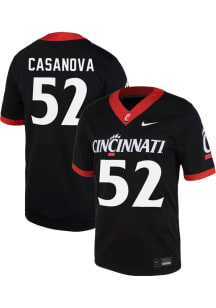 Ronan Casanova  Nike Cincinnati Bearcats Black Football NIL Football Jersey
