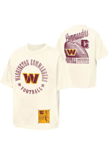 Washington Commanders Youth White Fashion Defense Short Sleeve Fashion T-Shirt