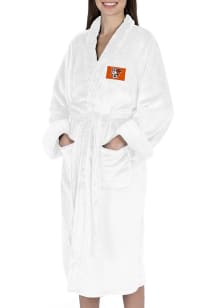 Bowling Green Falcons White Silk Touch Bathrobes