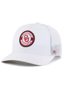 47 Oklahoma Sooners Brrr Strand Trucker Adjustable Hat - White