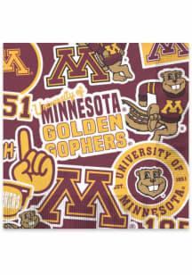 Minnesota Golden Gophers 6.5" 25 pk Square Napkins