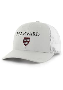 47 Harvard Crimson Script Trucker Adjustable Hat - Grey