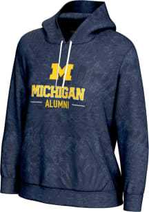 ProSphere Michigan Wolverines Womens Navy Blue Alumni Hooded Sweatshirt