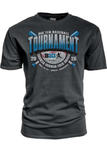 Blue 84 Big Ten Black 2026 Big Ten Baseball Tournament Short Sleeve T Shirt