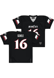 Flynn Schiele  Campus Ink Cincinnati Bearcats Black NIL Football Jersey