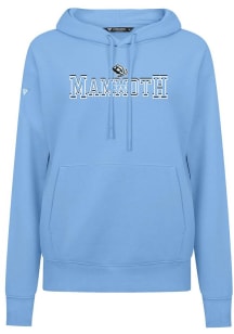 Levelwear Utah Mammoth Womens Light Blue Adorn Journey Hooded Sweatshirt