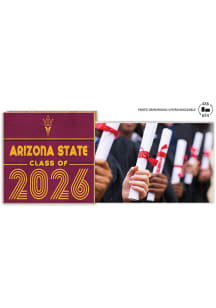 Arizona State Sun Devils Class of 2026 Floating Picture Frame - Maroon