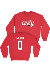 Trevian Carson Cincinnati Bearcats Mens Red NIL Legacy Player Crew