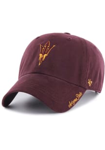 47 Arizona State Sun Devils Maroon Miata Clean Up Womens Adjustable Hat