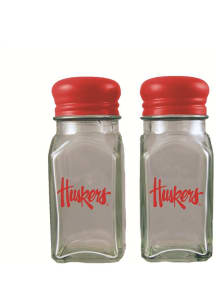 Nebraska Cornhuskers Glass Salt and Pepper Set