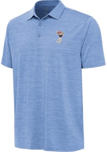 Antigua Arizona Wildcats Mens Light Blue Layout Short Sleeve Polo