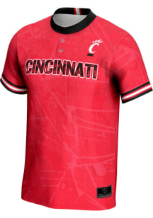 ProSphere Cincinnati Bearcats Mens Red Vigor Baseball Jersey
