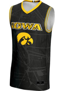 ProSphere Iowa Hawkeyes Youth Vigor Black Basketball Jersey