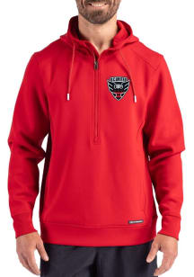 Cutter and Buck DC United Mens Red Roam Hood