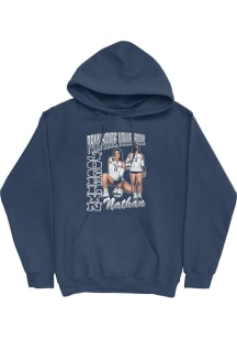 Jocelyn Nathan Penn State Nittany Lions Mens Navy Blue Cartoon Hoodie Player Hood