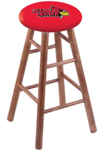 Illinois State Redbirds Round Cushion Maple Pub Stool - Brown