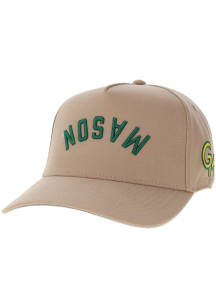 Legacy George Mason University Coaches Cap with Side Patch Adjustable Hat - Khaki